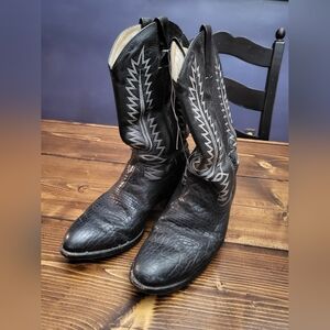 Amazonas Mens SZ 10 D Vintage Cowboy Leather Boots